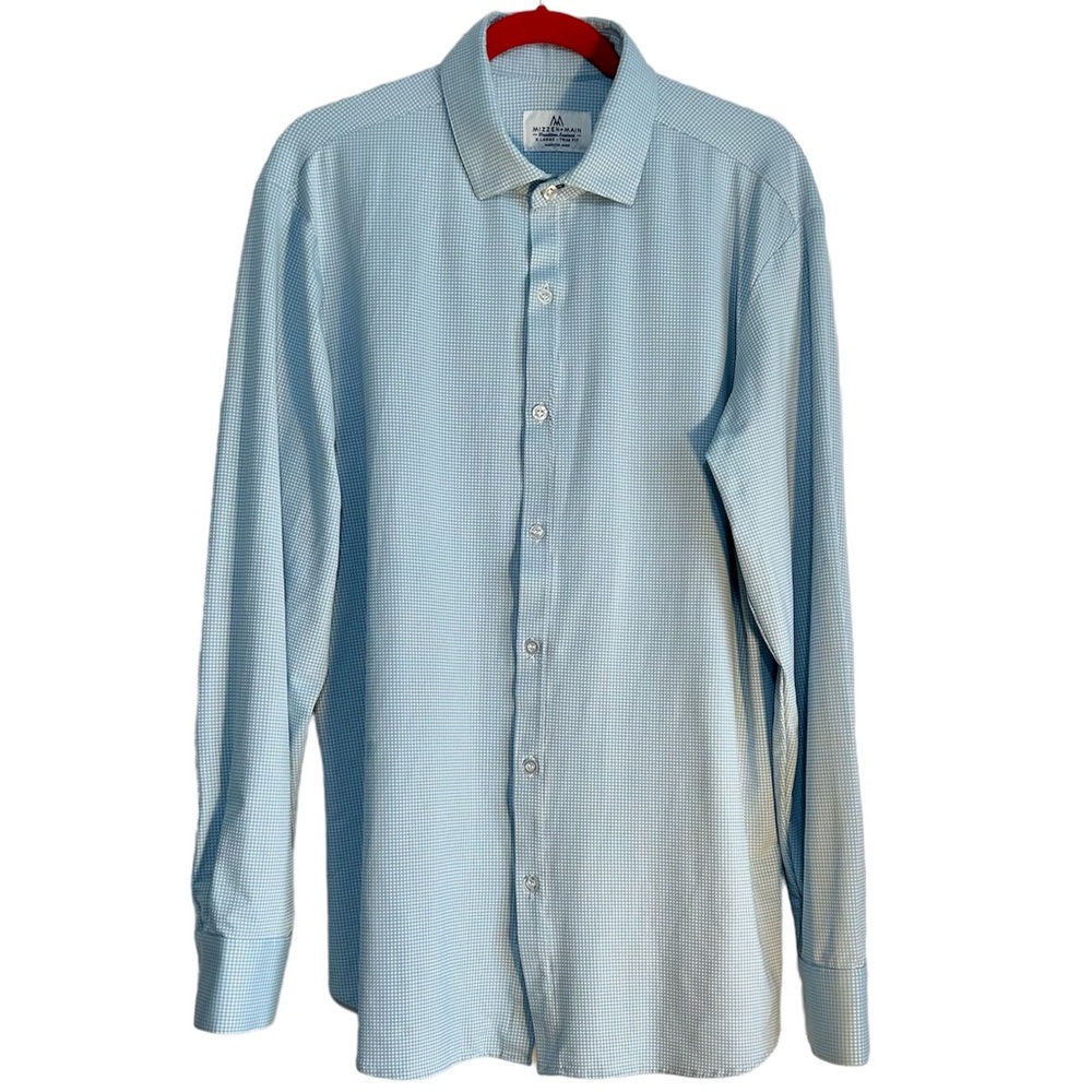 Men's Light Blue Dress Shirt Mizzen + Main